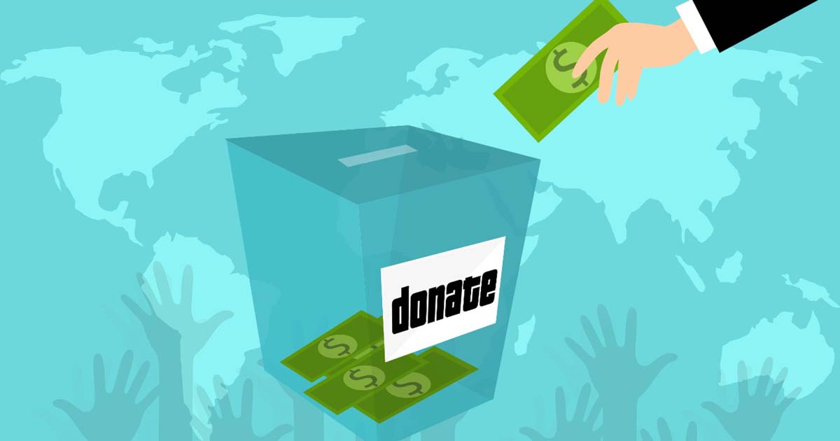 WE NEED REAL DONATIONS
