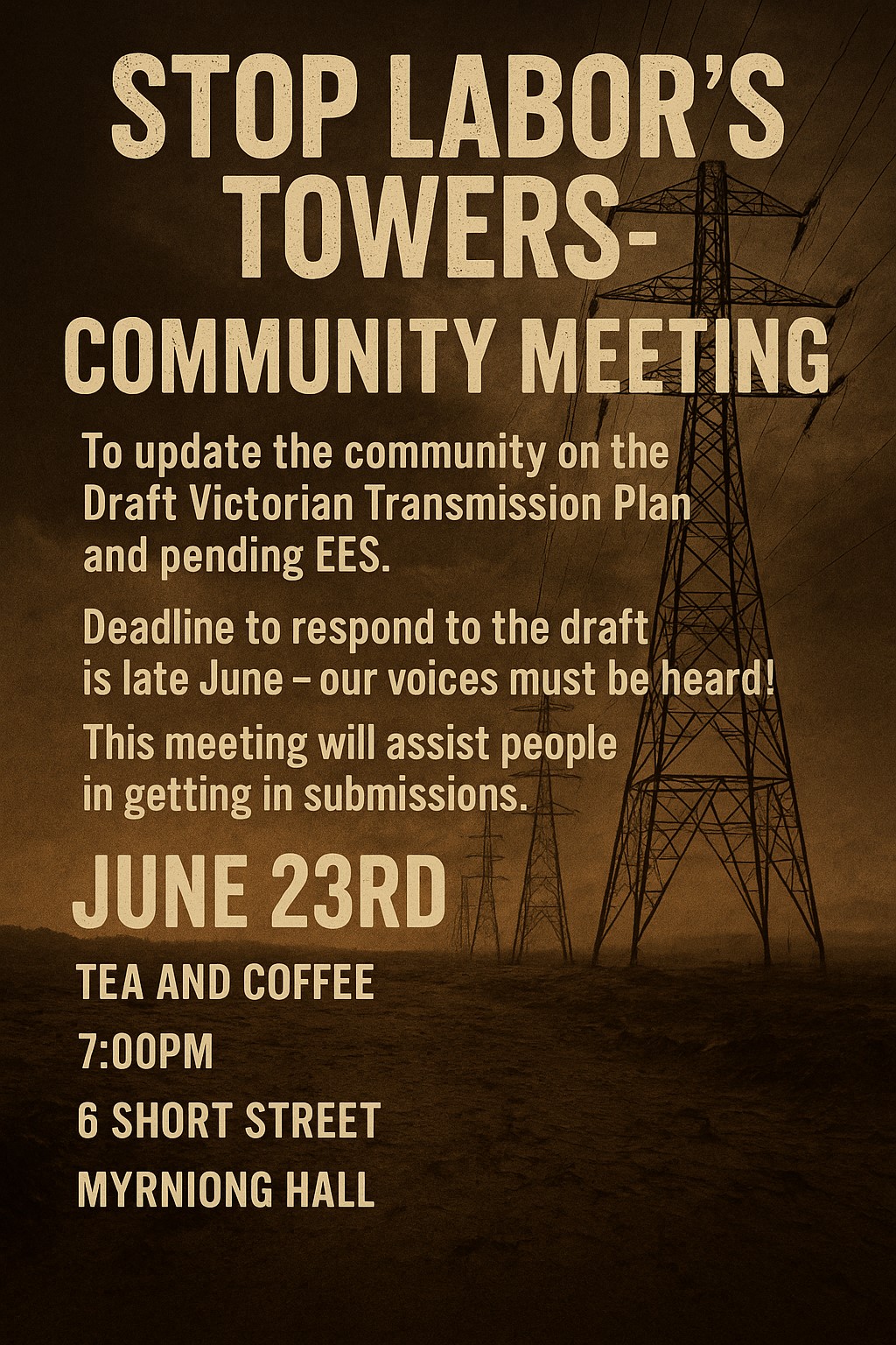 Jun 8, 2025, Community Meeting